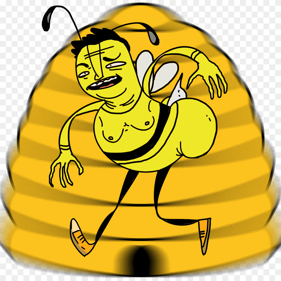 Barry Bee Benson, Face, Head, Person, Cartoon Png