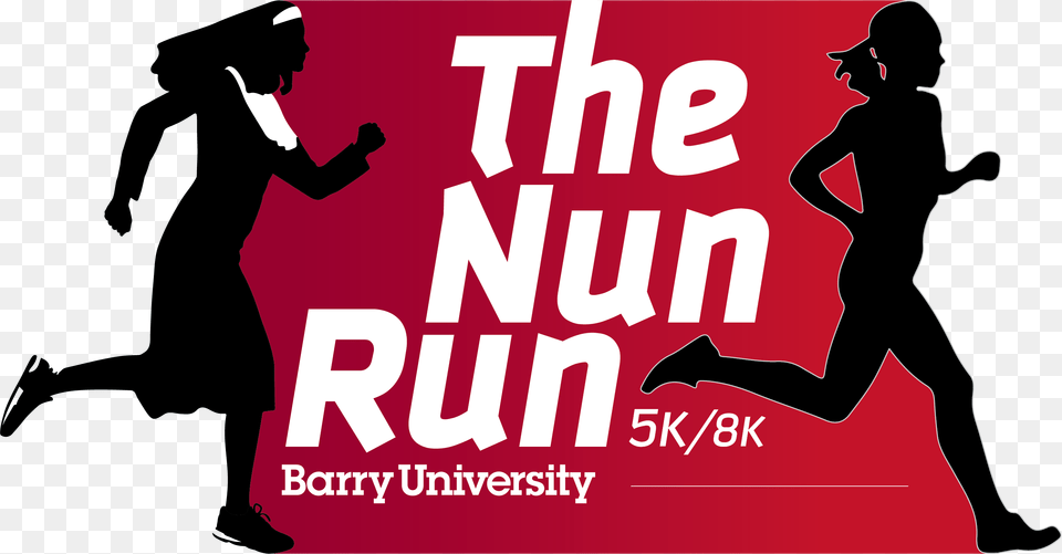 Barry University Nun Run 5k And 8k Barry University, Adult, Person, Woman, Female Free Png