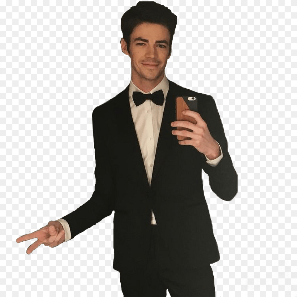 Barryallen Theflash Grantgustin Freetoedit Hot Pictures Of Grant Gustin, Accessories, Tie, Suit, Tuxedo Free Png Download
