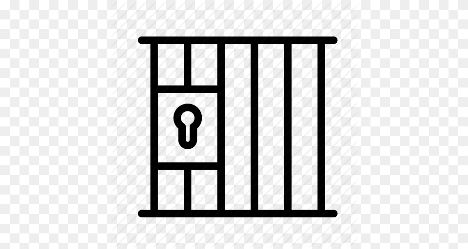 Bars Crime Door Law Prison Prison Cell Icon, Text, Number, Symbol Png