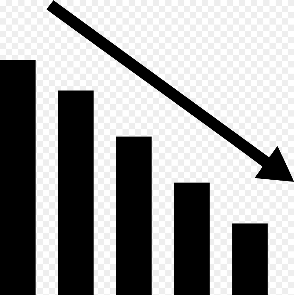 Bars Graph Down Graph Going Down Png Image