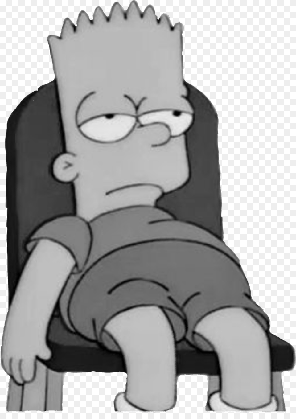 Bart Clipart Sad Bart Simpson Sad Boy, Baby, Person, Cartoon, Face Free Png
