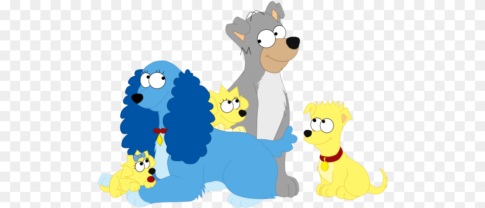 Bart Family And Homer Image Marge Lady And The Tramp, Animal, Bear, Mammal, Wildlife Free Png Download