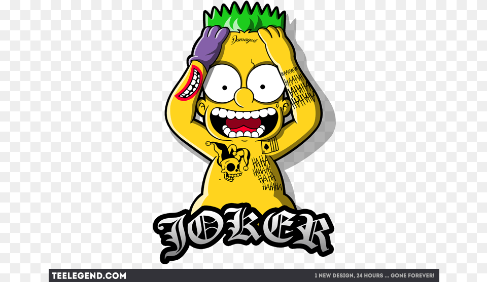 Bart Joker Bart, Sticker, Baby, Person, Face Free Png Download