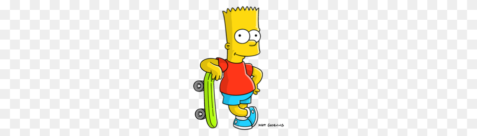 Bart Simpson, Cleaning, Person, Nature, Outdoors Free Png Download