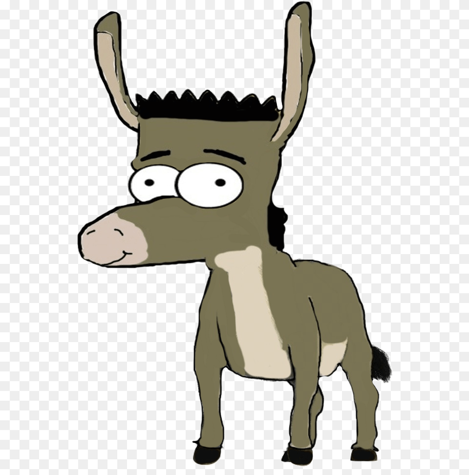 Bart Simpson As Donkey, Animal, Mammal, Baby, Person Free Png Download