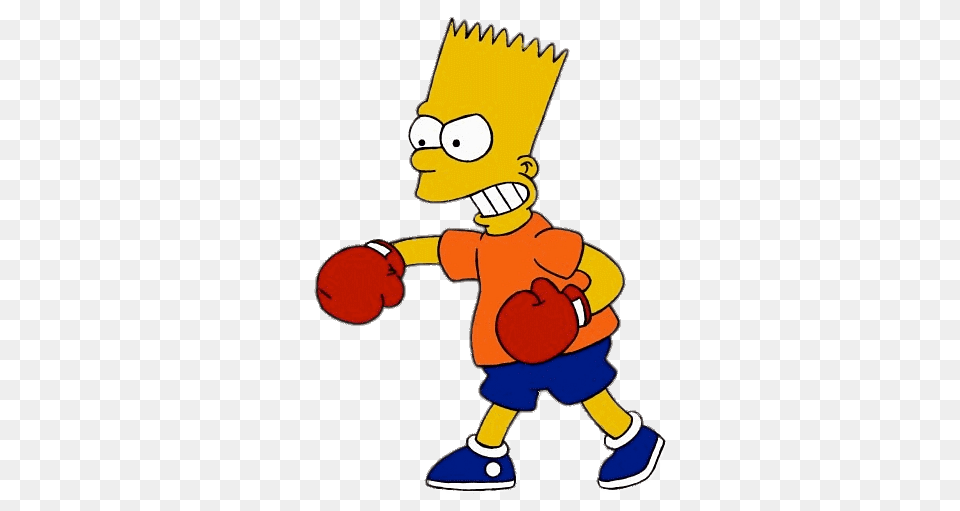 Bart Simpson Boxing, Cartoon, Baby, Person Free Transparent Png