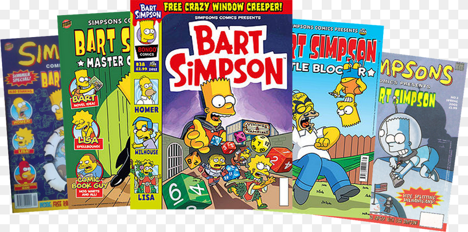 Bart Simpson Cartoon, Book, Comics, Publication, Baby Free Png