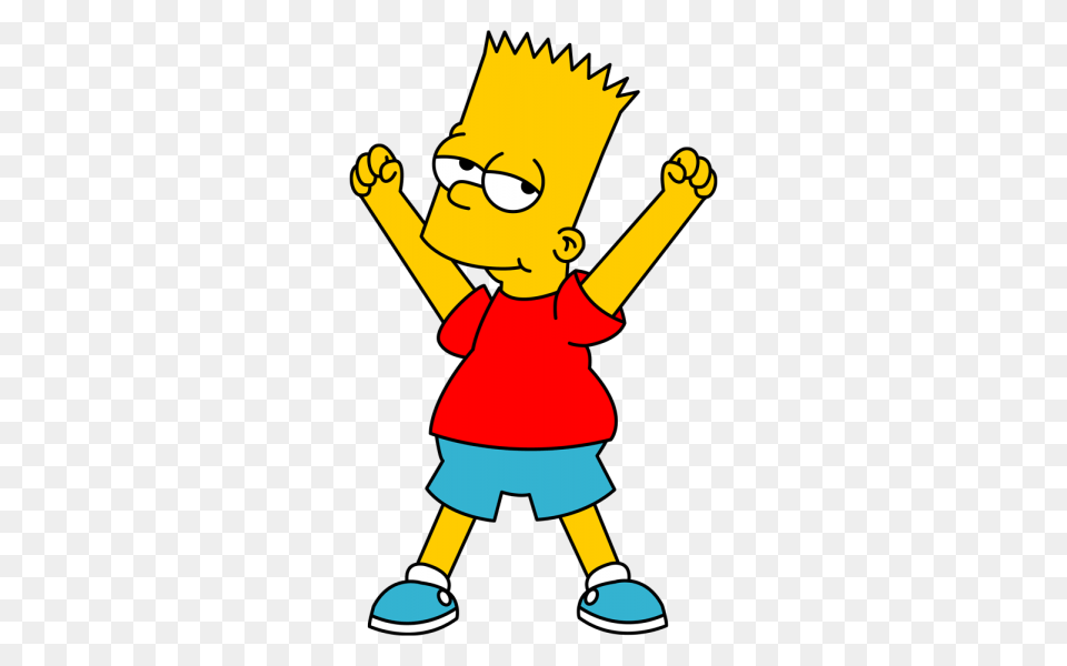 Bart Simpson Clipart Behind, Baby, Person, Cartoon, Face Png