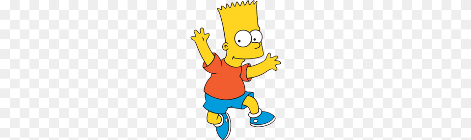 Bart Simpson Dancing, Cartoon, Device, Grass, Lawn Free Transparent Png