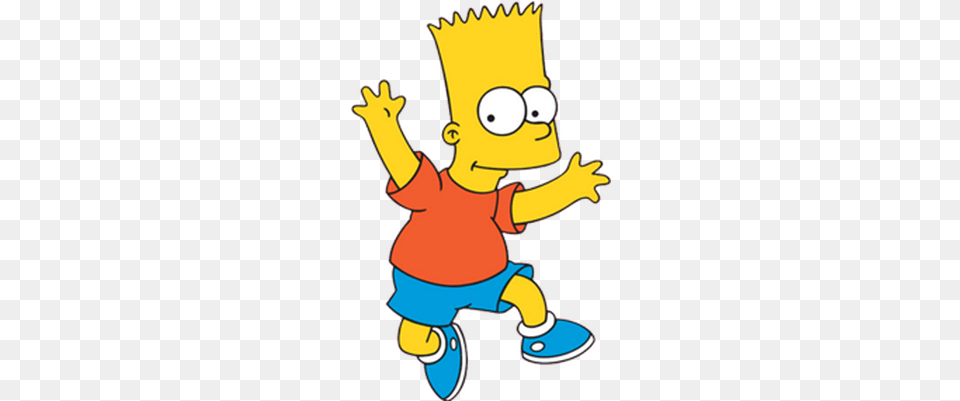 Bart Simpson Dancing Los Simpsons Bart, Cartoon, Baby, Person Free Png Download