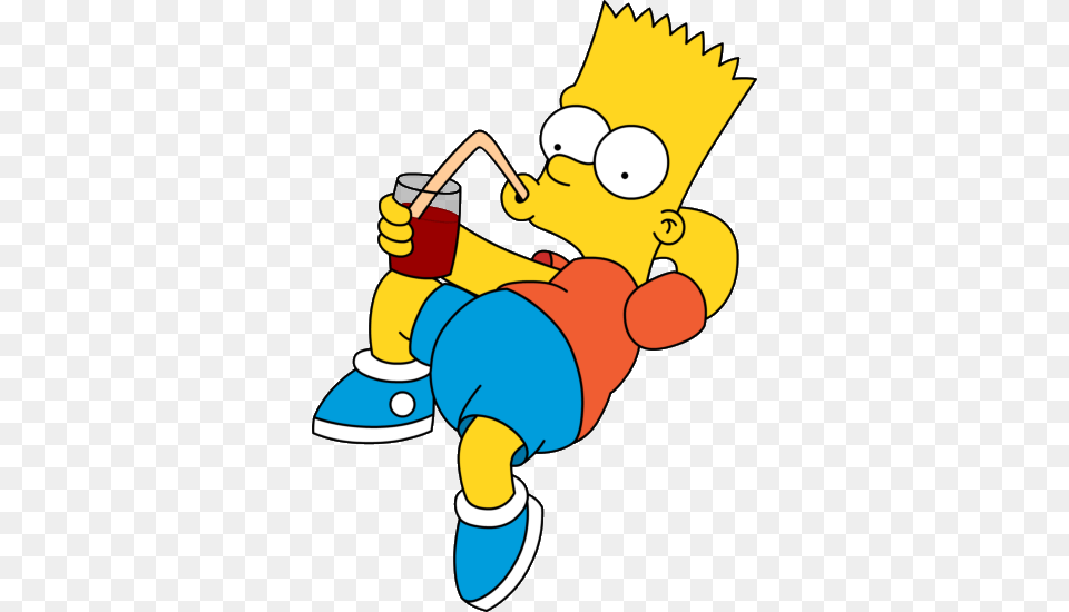 Bart Simpson Drinking, Cleaning, Person, Cartoon, Dynamite Free Png