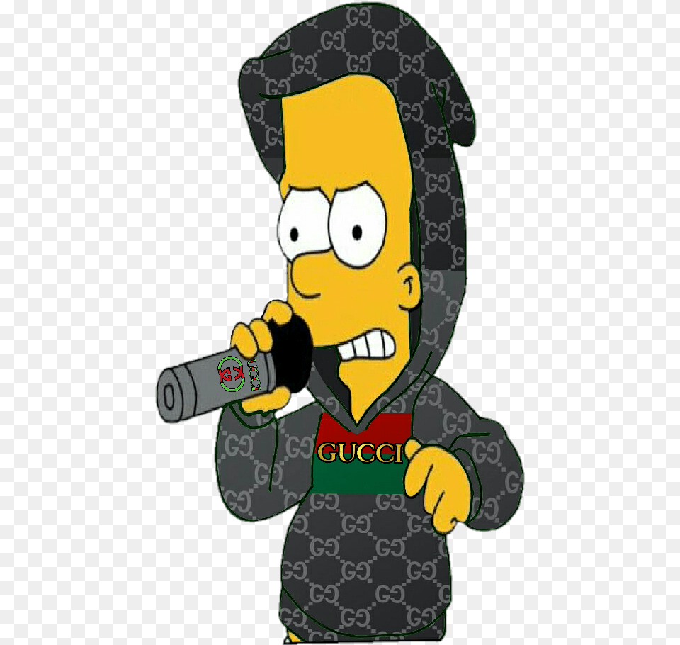 Bart Simpson Gucci, People, Person, Electrical Device, Microphone Free Png