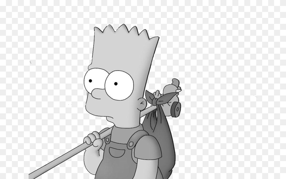 Bart Simpson Leaving Home, Cartoon, Baby, Book, Comics Free Transparent Png