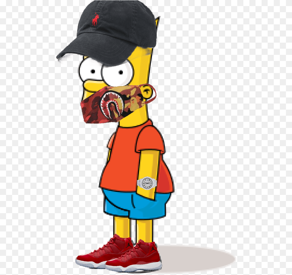 Bart Simpson Matt Groening, Clothing, Footwear, Shoe, Baby Free Png Download