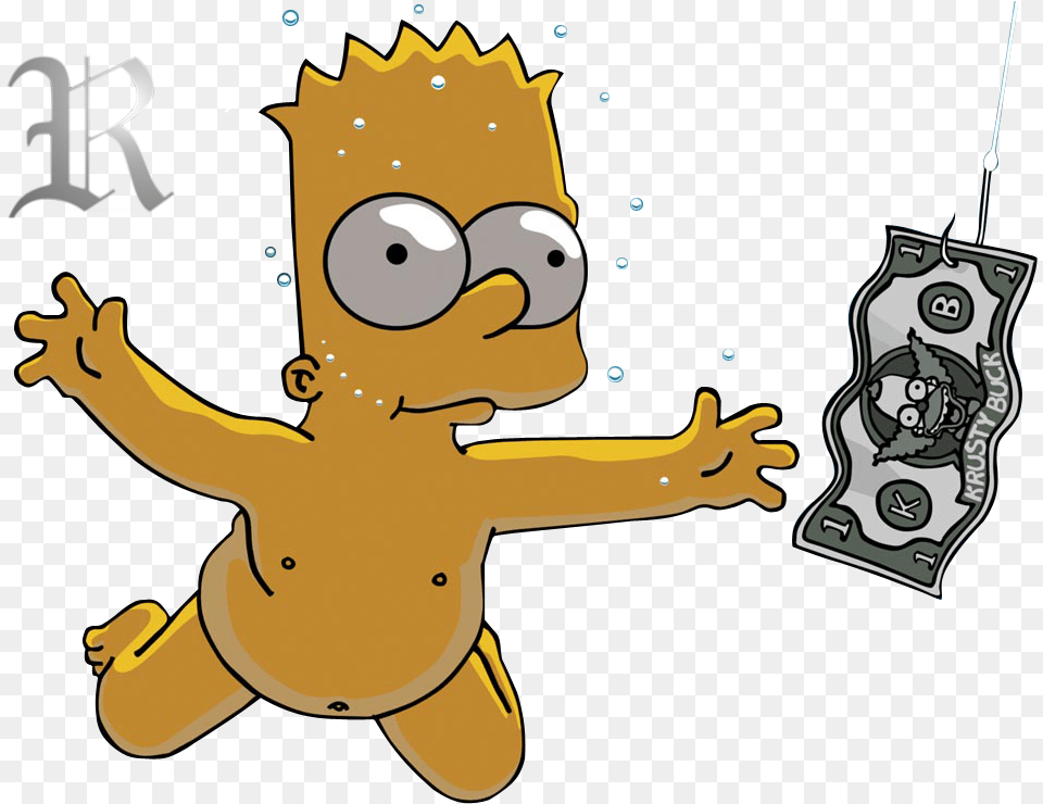 Bart Simpson Nirvana, Baby, Person Free Transparent Png