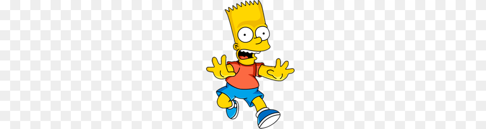 Bart Simpson Scared, Baby, Person, Cartoon Png Image