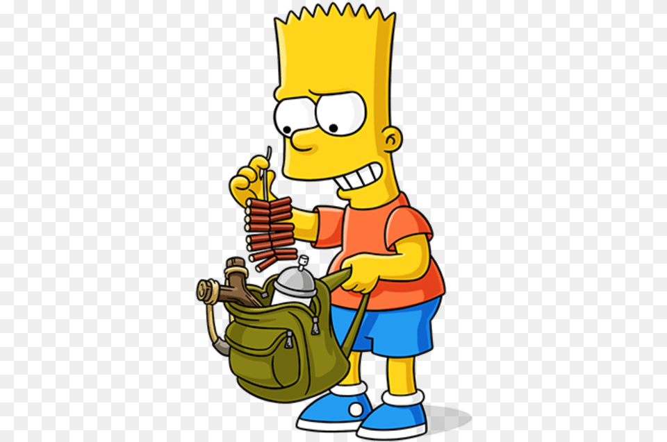 Bart Simpson Simpsons World On Fxx, Cleaning, Person, Baby, Cartoon Free Transparent Png
