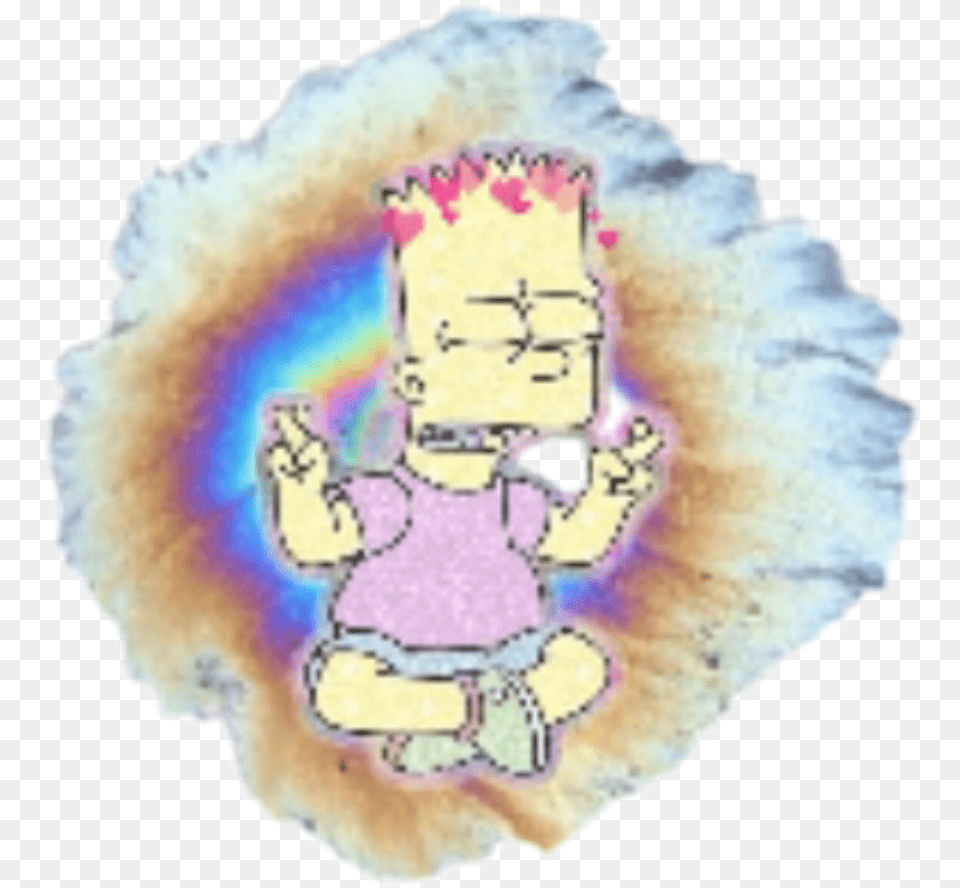 Bart Simpson Tumblr Sticker Bart Simpson, Person, Face, Head Free Transparent Png