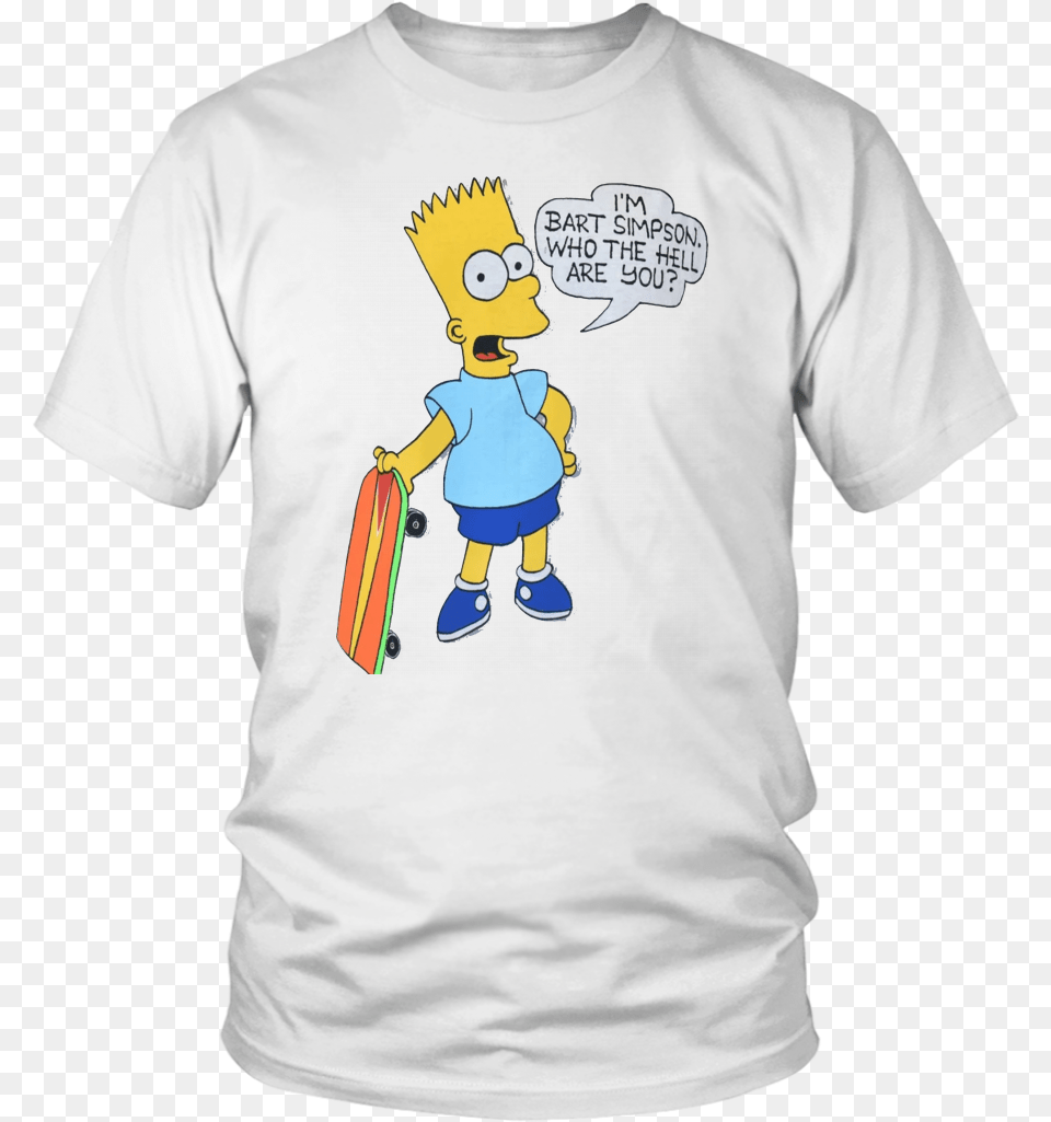 Bart Simpson Who The Hell Are You Shirt Help More Bees Plant More Trees Clean, Clothing, T-shirt, Baby, Person Png