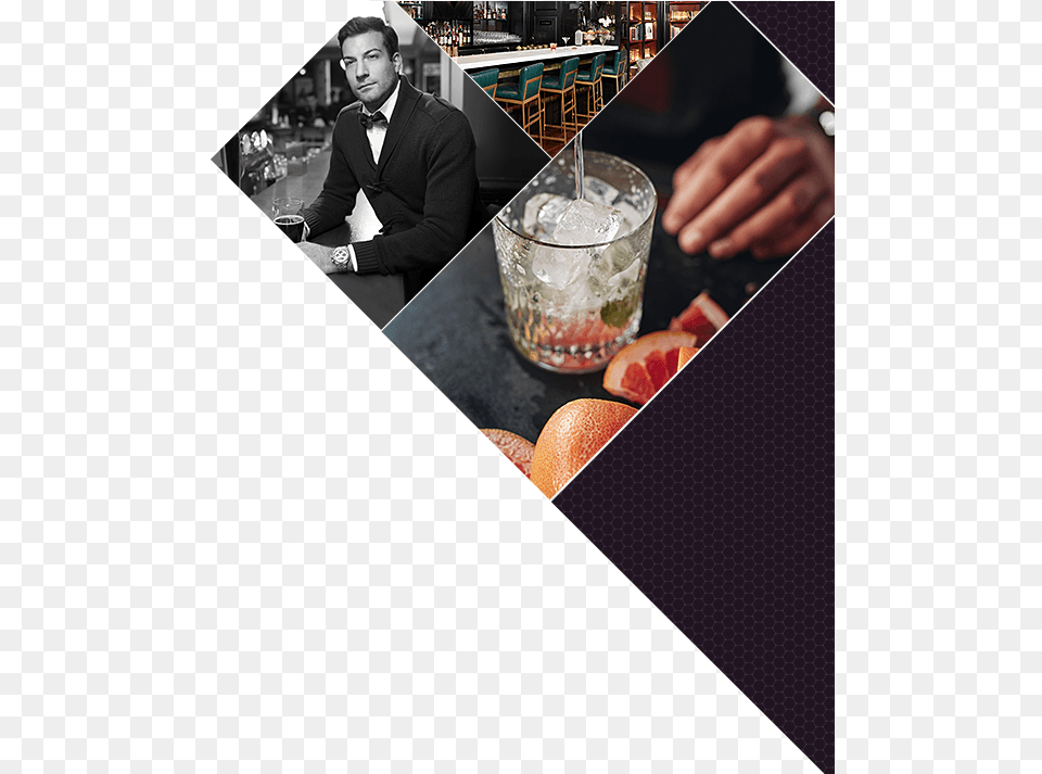 Bartender Closeup, Art, Collage, Adult, Person Png Image