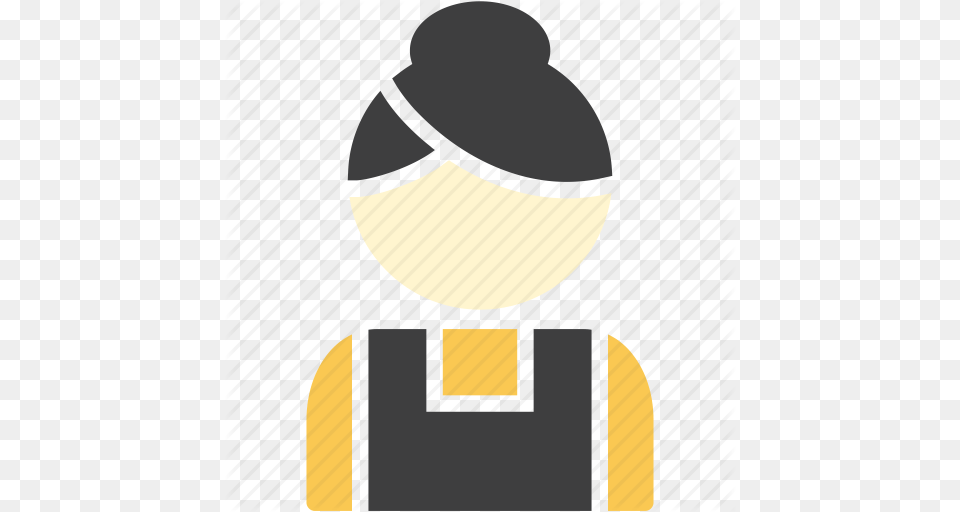 Bartender Maid Waitress Icon, Bag, Clothing, Hat Png Image