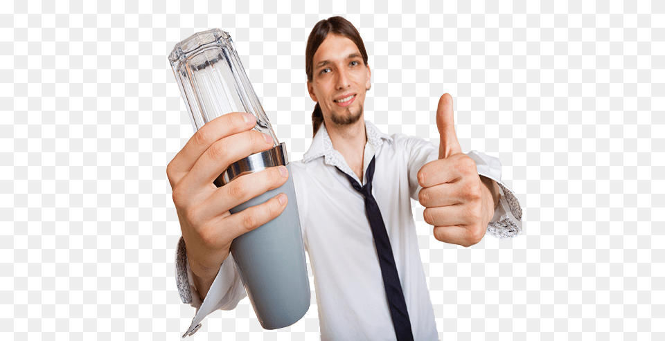 Bartender With Shaker Cocktail, Hand, Body Part, Finger, Person Png Image