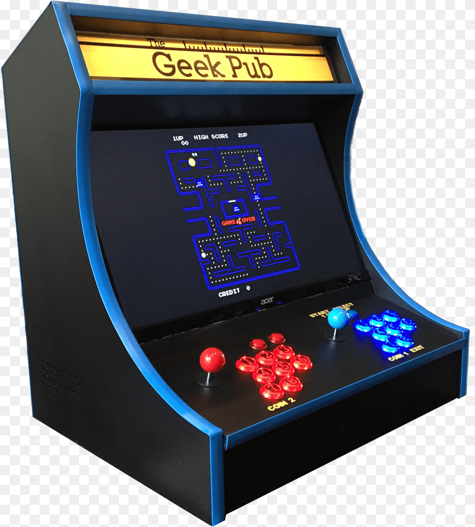 Bartop Arcade Cabinet Plans Geek Pub Arcade, Arcade Game Machine, Game Free Png Download