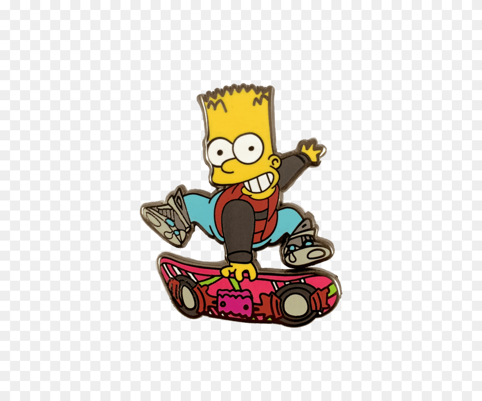 Barty Mcfly Lapel Pin Bart Simpson The Simpsons Marty Mcfly, Cartoon, Baby, Person, Face Png Image