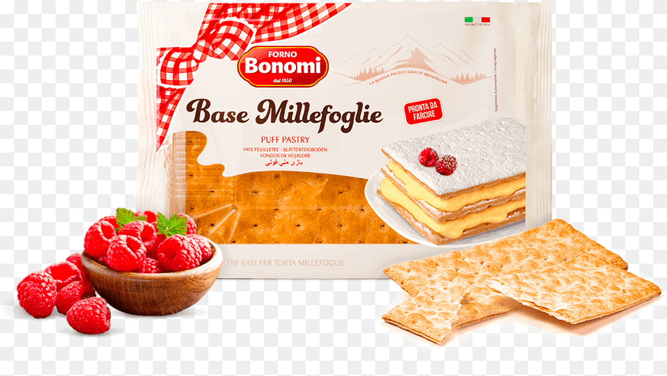 Base Millefoglie, Berry, Bread, Cracker, Food Png Image