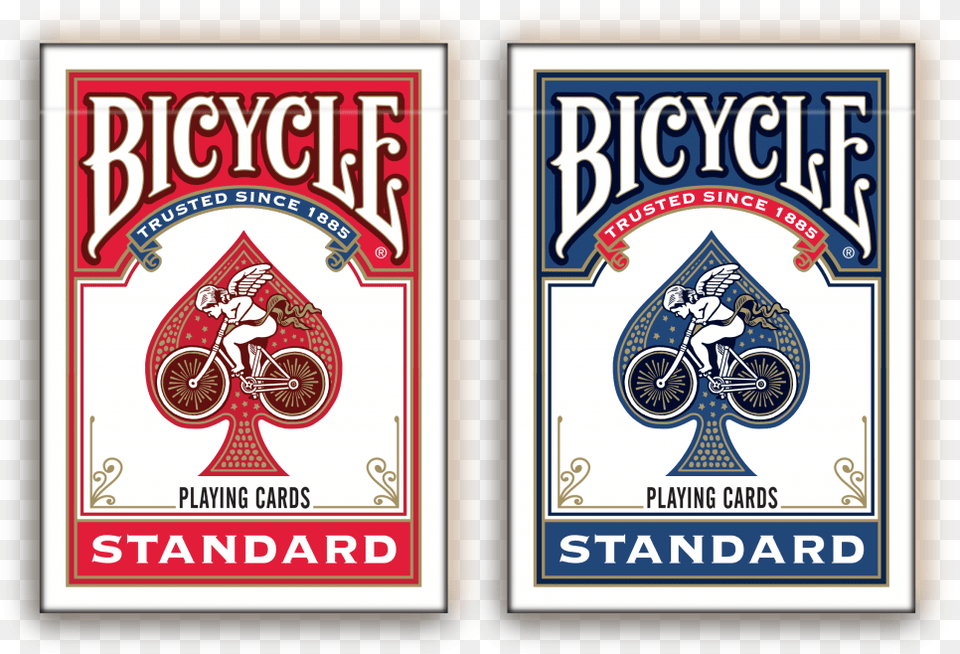 Base Playing Card Package Bicycle Standard Playing Cards Size, Vehicle, Transportation, Advertisement, Person Free Transparent Png