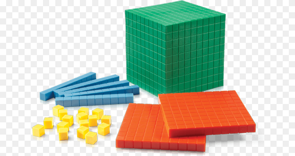 Base Ten Blocks Multi Base Ten Blocks, Foam Free Png