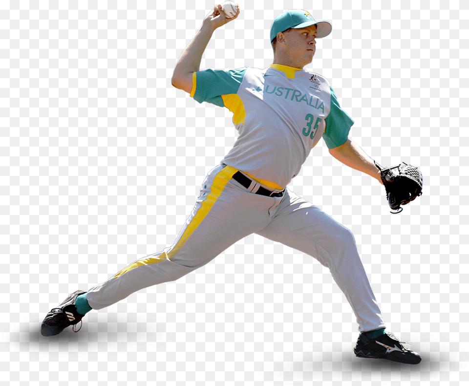 Baseball Australian Olympic Committee College Baseball, Person, People, Glove, Clothing Free Png Download