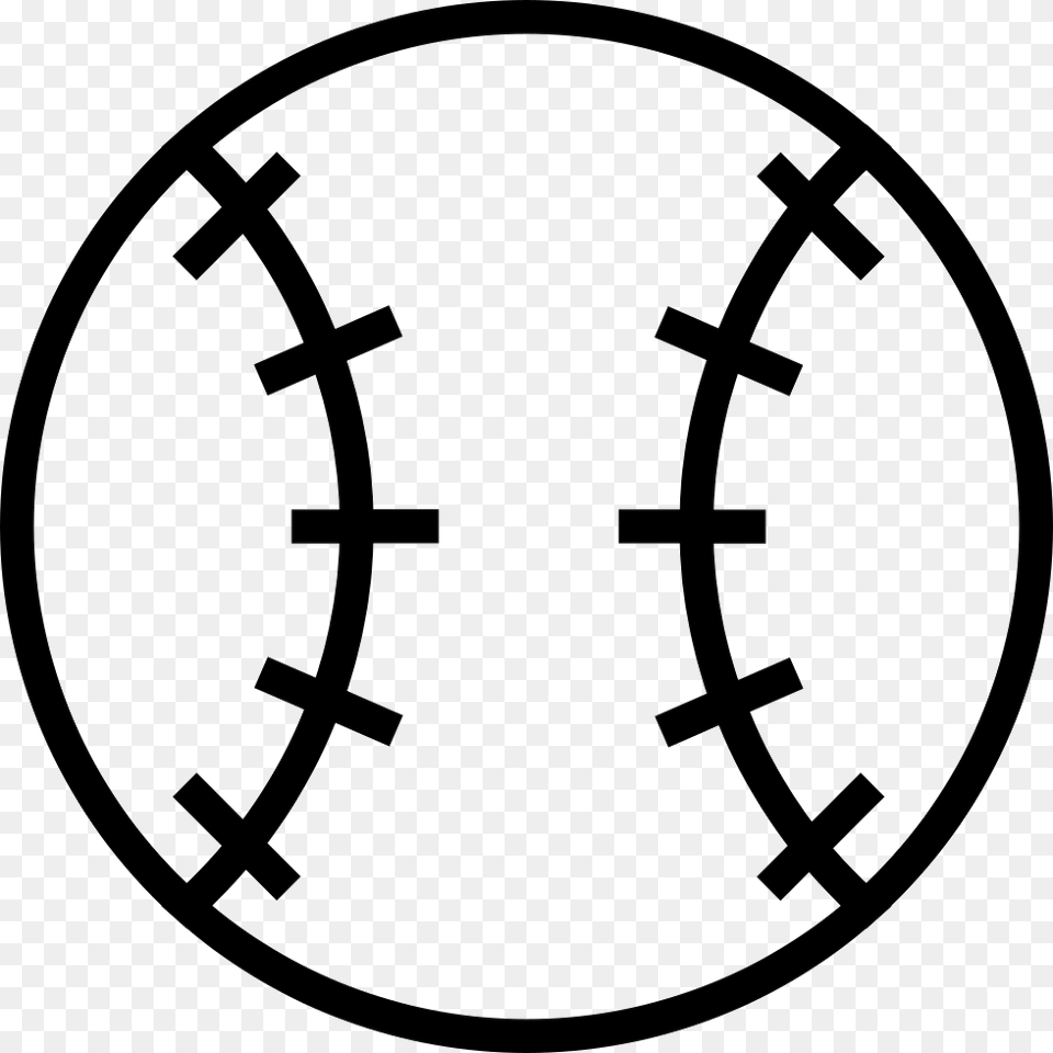 Baseball Ball Baseball Icon, Cross, Symbol Png Image