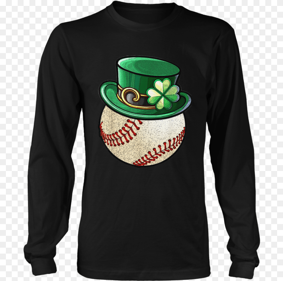 Baseball Ball Leprechaun Hat Shirt St Kappa Alpha Psi Shirts, Clothing, Long Sleeve, Sleeve, People Png Image