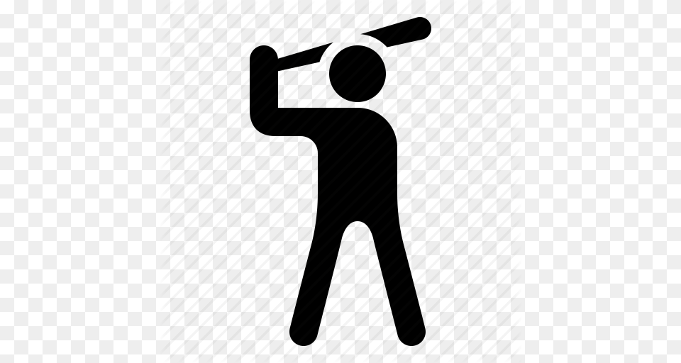 Baseball Baseball Player Batter Player Watchkit Icon, Silhouette, Lighting, Photography, People Free Png Download