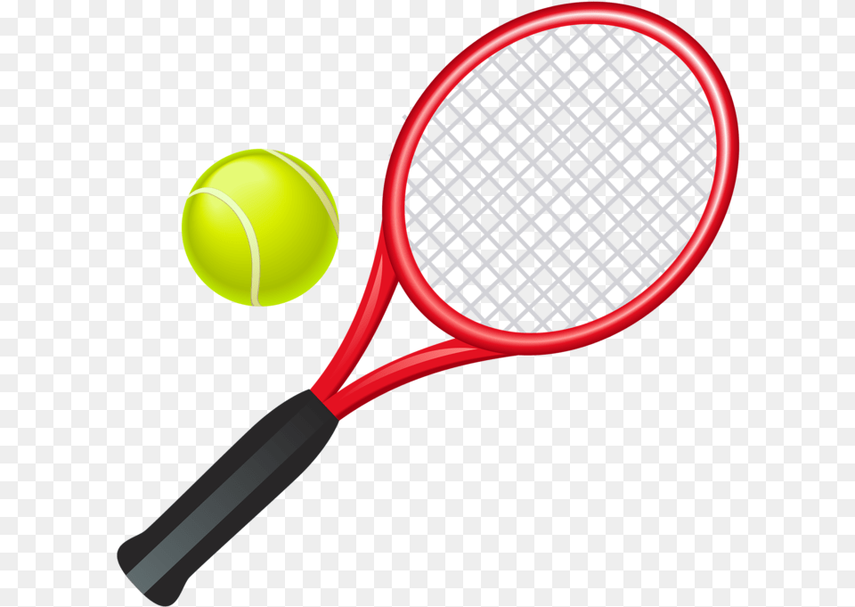Baseball Bat And Tennis Racket Tennis Racket And Ball Clipart, Sport, Tennis Ball, Tennis Racket, Ping Pong Png Image
