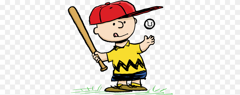 Baseball Bat Clipart Brown Thing Charlie Brown Baseball, Athlete, Team, Sport, Person Free Png