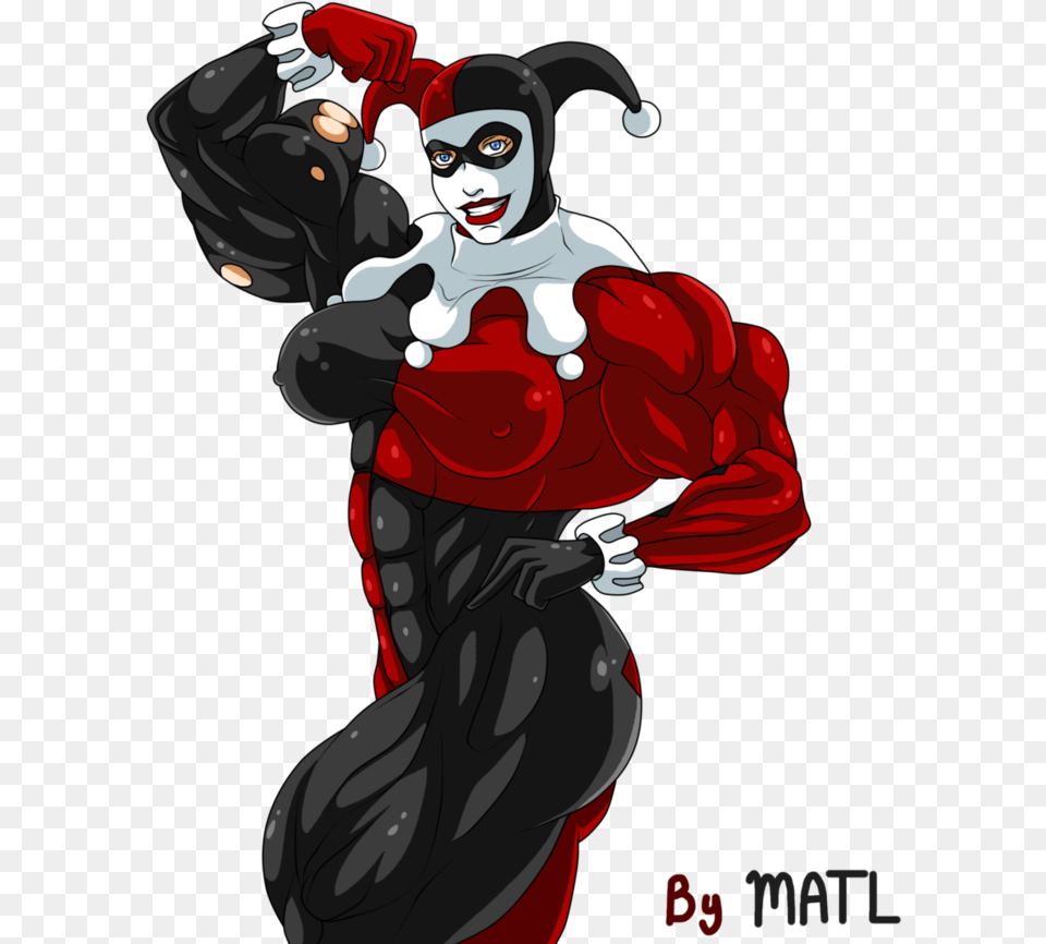 Baseball Bat Clipart Harley Quinn Harley Quinn Muscles, Face, Person, Head, Performer Free Png