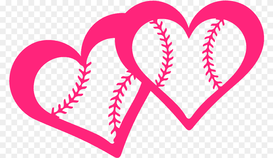 Baseball Bats And Home Plate, Heart Png