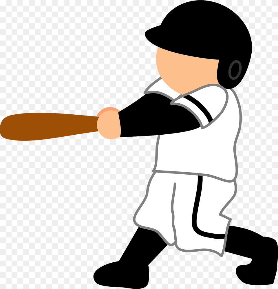 Baseball Batter Clipart, Athlete, Ballplayer, People, Person Free Png Download