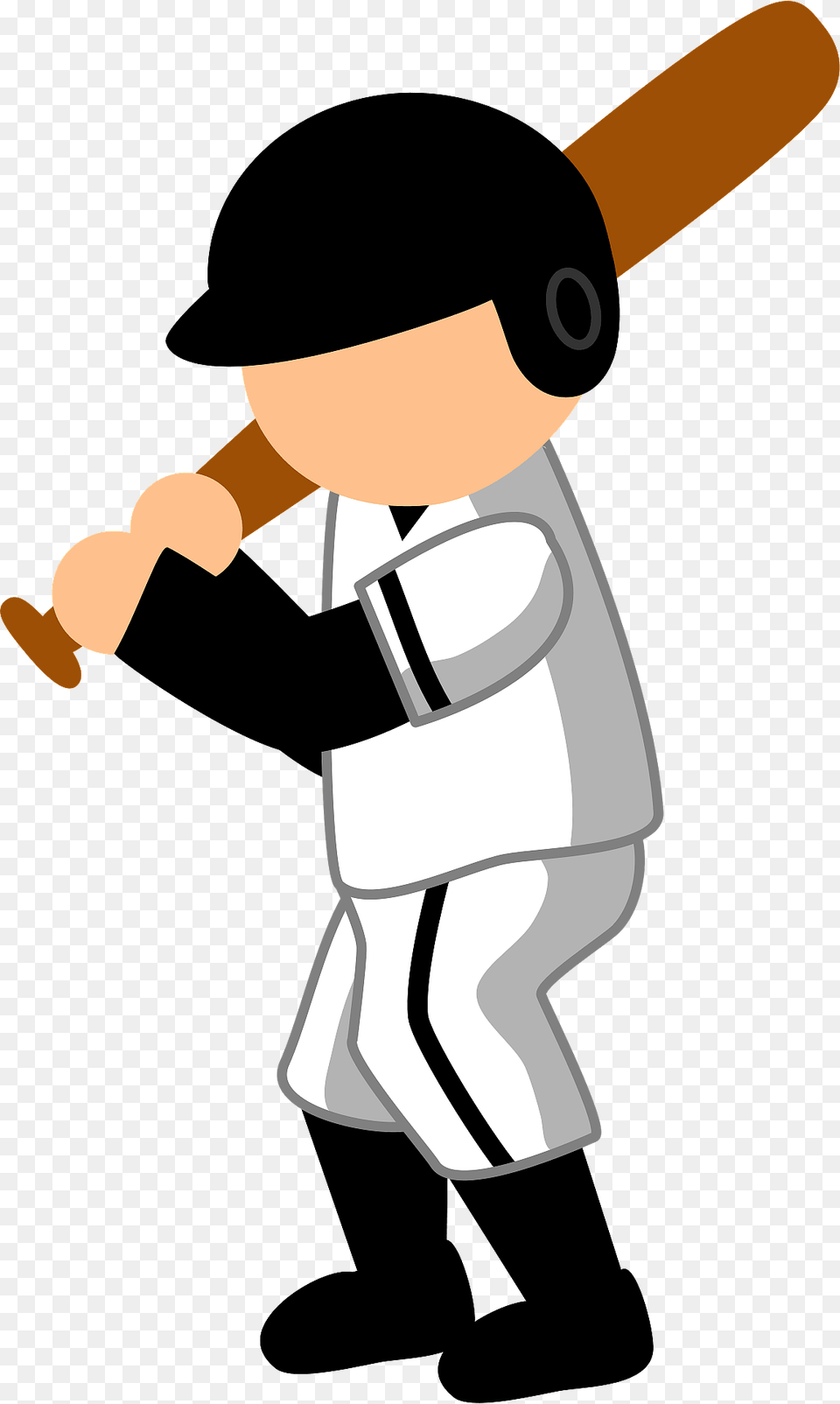 Baseball Batter Clipart, Athlete, Ballplayer, People, Person Free Png Download