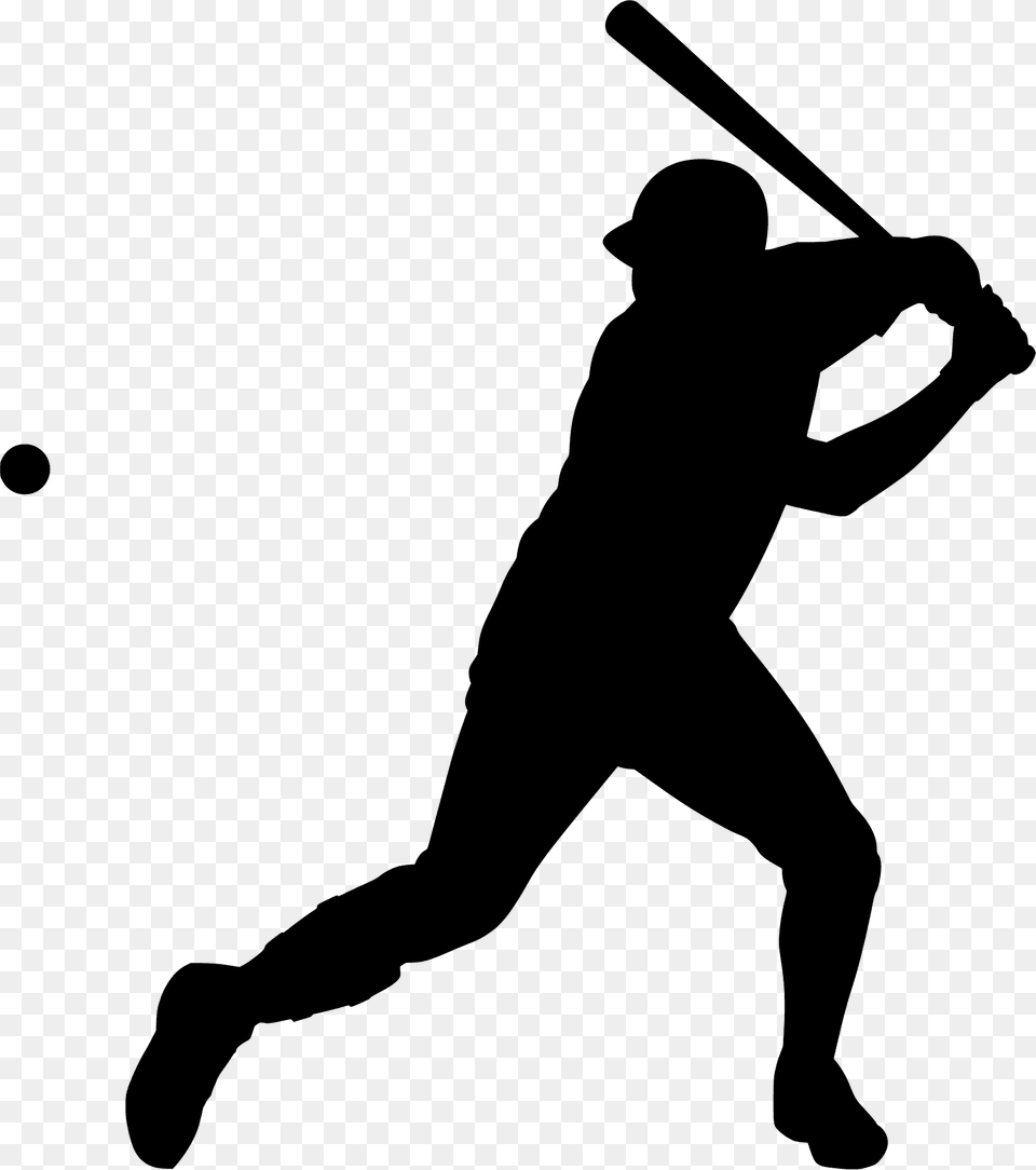 Baseball Batter Silhouette, Team Sport, Team, Sport, Person Free Png