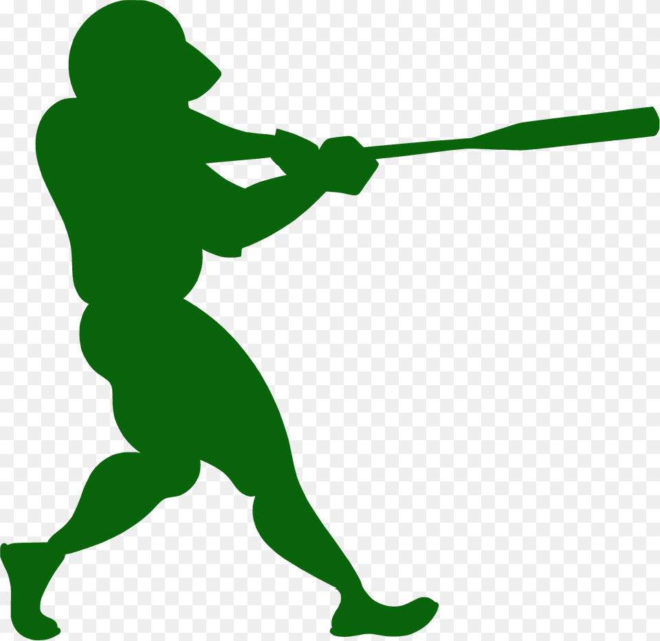 Baseball Batter Silhouette, People, Person, Baseball Bat, Sport Png Image