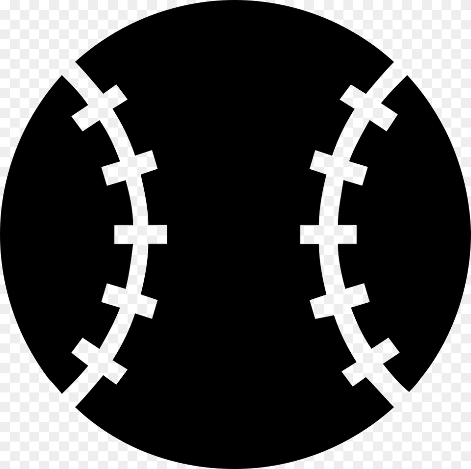 Baseball Black Ball Sportive Object Symbol Comments Pelotas De Beisbol Negras, First Aid, Machine, Wheel, Spoke Free Png