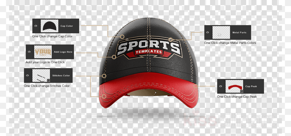 Baseball Cap Clipart Helmet Cap T Shirt Baseball Cap, Baseball Cap, Clothing, Hat, Ball Free Png Download