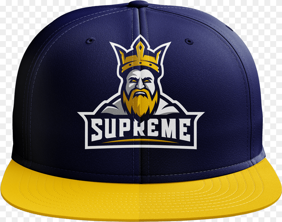 Baseball Cap Download King Mascot Logo, Baseball Cap, Clothing, Hat, Person Free Transparent Png
