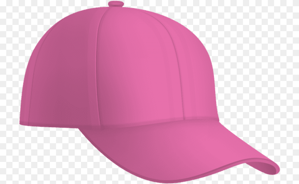 Baseball Cap Pink Images Transparent Pink Baseball Cap Clipart, Baseball Cap, Clothing, Hat, Hardhat Png Image