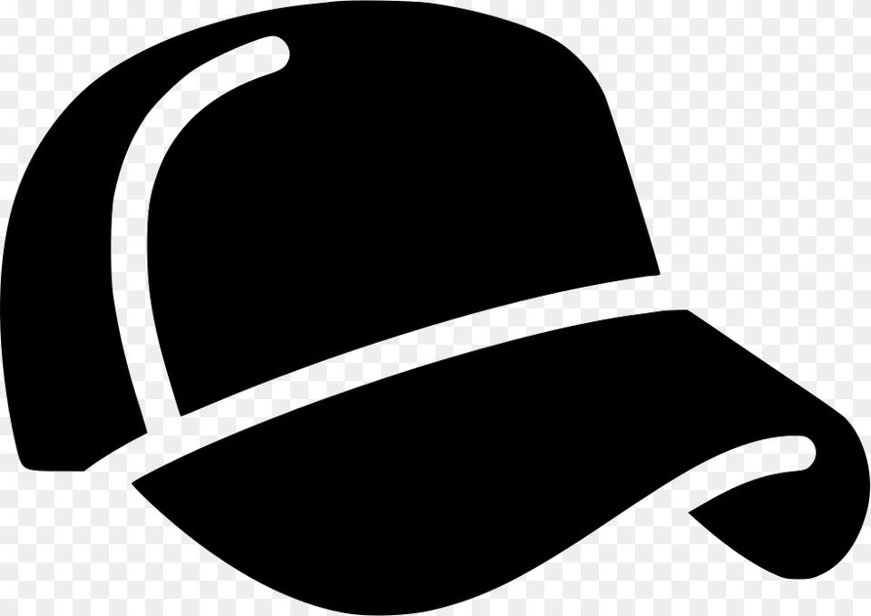 Baseball Cap Svg Icon Download Baseball Hat Svg, Baseball Cap, Clothing, Stencil Png