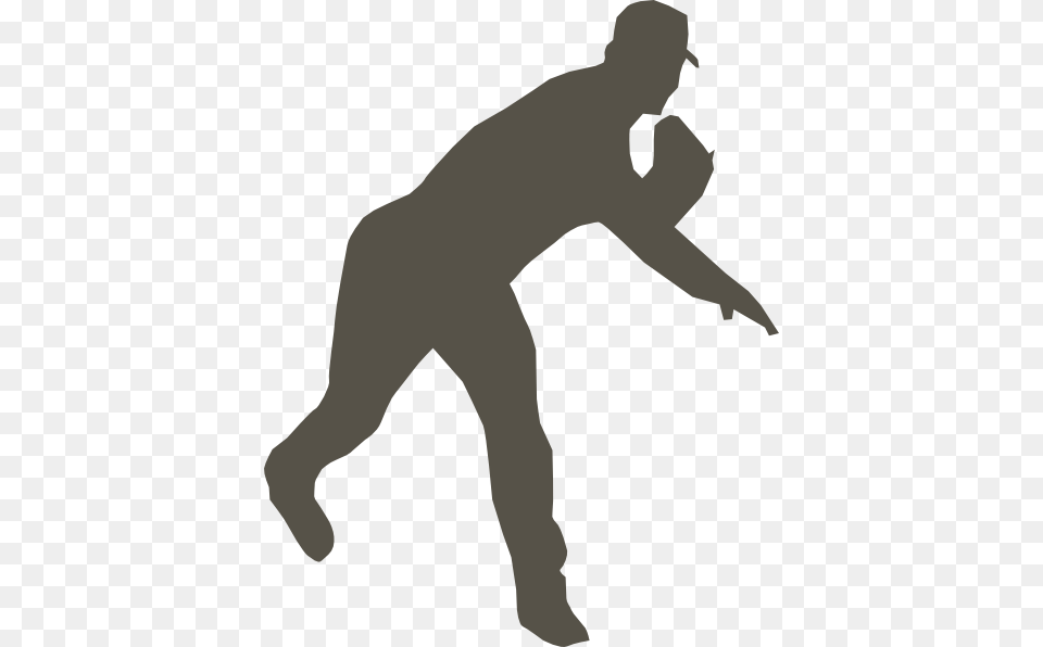 Baseball Catcher Player Clipart, Silhouette, Adult, Male, Man Png Image